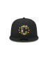 ფოტო #3 პროდუქტის Men's Black Cleveland Guardians 2024 Armed Forces Day On-Field 59FIFTY Fitted Hat