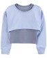 Фото #3 товара Kid 2-Piece Active Cropped Pullover and Tank Set 4