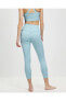 Фото #3 товара Yoga High-waisted Crop Gingham Leggings Kadın Tayt Da1092-134