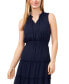 Фото #4 товара Women's Sleeveless Tie V-neck Tiered Maxi Dress