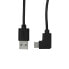 Фото #6 товара StarTech.com USB-A to USB-C Cable - Right-Angle - M/M - 1 m (3 ft.) - USB 2.0 - 1 m - USB A - USB C - USB 2.0 - Male/Male - Black