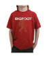 ფოტო #1 პროდუქტის Bigfoot - Boy's Child Word Art T-Shirt