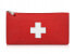 Rote Stofftasche zur Aufbewahrung von Erste-Hilfe-Artikeln 19x10x2 cm First Aid Kit - фото #1