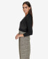 ფოტო #5 პროდუქტის Women's Collarless Open-Front Embellished Cardigan