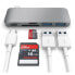 Фото #2 товара Адаптер Satechi Type-C USB Passthrough Hub для MacBook Space Grau USB-C