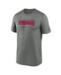 Men's Heather Gray Washington Commanders Sideline Legend Performance T-shirt