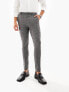 ASOS DESIGN wedding super skinny wool mix suit trousers in monochrome puppytooth