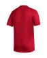 Фото #3 товара Men's Red Louisville Cardinals Pregame AEROREADY T-shirt