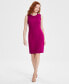 ფოტო #1 პროდუქტის Women's Sleeveless Princess-Seam Sheath Dress