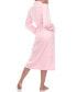 ფოტო #4 პროდუქტის Plus Size Cozy Loungewear Belted Robe