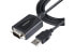 Фото #2 товара StarTech.com 3ft (1m) USB to Serial Cable with COM Port Retention - DB9 Male RS2