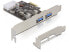 Фото #1 товара Delock 2x USB 3.0 PCI Express card - PCIe - USB 3.2 Gen 1 (3.1 Gen 1) - Male - PCI 2.0 - Silver - Renesas