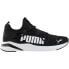 Фото #1 товара Puma Softride Rift SlipOn Bold Mens Black Sneakers Casual Shoes 194514-01