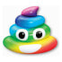 Фото #2 товара надувной матрас Shico Rainbow Poo (107 x 121 x 26  cm)