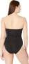 Фото #3 товара JETS SWIMWEAR AUSTRALIA Women's 246707 Jetset Bandeau One-Piece Swimsuit Size 8