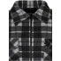 Куртка с рубчиками URBAN CLASSICS Plaid Teddy Lined Черно-белый, 2XL - фото #8