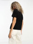 Weekday Essence standard t-shirt in black