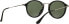 Фото #9 товара Очки солнцезащитные Ray-Ban RB2447F Round Fleck Asian Fit Sunglasses, Black/Green, 52 mm.