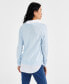 Фото #2 товара Women's Twofer Layered-Look Sweater Top, Created for Macy's