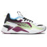 Фото #1 товара Puma RsX Blaster Lace Up Mens White Sneakers Casual Shoes 38690302