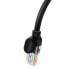 Kabel przewód sieciowy Ethernet Cat 5 RJ-45 1000Mb/s skrętka 1.5m czarny