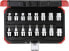 Фото #1 товара Zestaw narzędzi Gedore Gedore Red Socket set 1/2 ", Torx, 16 pieces (red / black, E10 - T70)