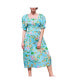 Фото #1 товара Платье Jessie Zhao New York средней длины синее для садовых вечеринок