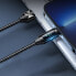 Фото #6 товара Kabel przewód do iPhone USB-A - Lightning z wyświetlaczem LED 2.4A 2m czarny