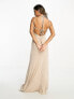 Фото #3 товара Вечернее платье ASOS DESIGN - Макси с кремовым топом вязаного плетения