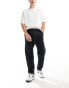 Фото #1 товара Abercrombie & Fitch Malone pleated linen loose trousers in black