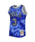 Men's Allen Iverson Royal Philadelphia 76ers 1996-97 Galaxy Swingman Jersey Синий, 3XL - фото #2