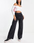 Фото #2 товара New Look wide leg dad jeans in black