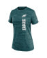 Women's Midnight Green Philadelphia Eagles Velocity Performance T-Shirt