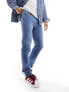 Фото #1 товара Jack & Jones Essentials Mike tapered fit jean in light wash blue