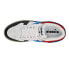 Фото #4 товара Diadora Magic Basket Low Icona Lace Up Mens Black, Blue, Red, White Sneakers Ca