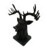 Фото #2 товара Skulptur Hirsch Schwarz Marmoroptik