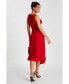 ფოტო #2 პროდუქტის Women's ITY Ruched Detail Midi Dress