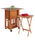 Sophia 5-Piece Wood Drop Leaf Top Snack Table Set