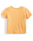 Фото #2 товара Baby Boys Short-Sleeve Lap-Shoulder Solid Top, Created for Macy's