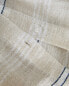 Striped cotton duvet cover