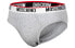 Фото #2 товара Трусы удобные Moschino с логотипом V4707-8119-0489, серого цвета