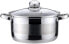 Kinghoff Cooking Pot with Lid Stainless Steel 4 Litres