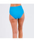 Фото #3 товара Women's Plus Size Color Block High-Waisted Bikini Bottom