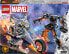 Фото #7 товара LEGO Marvel Ghost Rider with Mech & Bike, Superhero Motorcycle Toy for Building with Chain and Action Figure, Gift for Children from 7 Years, 76245