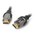 Фото #3 товара HDMI Cable shielded CU 48Gb/s - 0,5m - black - Akyga AK-HD-05S