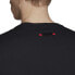 Фото #9 товара Мужская спортивная футболка черная с надписью ADIDAS Match Code Graphic Short Sleeve T-Shirt