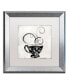 Фото #1 товара Color Bakery 'Silver Brewed 1' Matted Framed Art - 16" x 16"