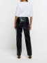 Фото #11 товара River Island straight leg trouser in black