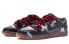 【定制球鞋】 Nike Dunk Low SE 罪恶之城 手绘喷绘解构鞋带 低帮 板鞋 男款 黑棕 / Кроссовки Nike Dunk Low DV1024-010