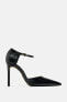 Heeled shoes with ankle strap